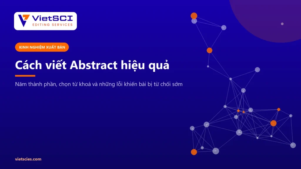 Cách viết abstract tóm tắt bài báo khoa học