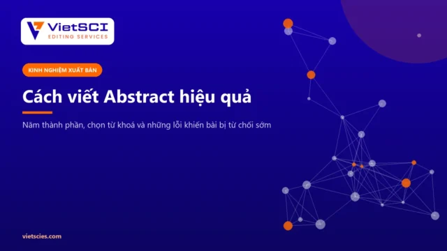 Cách viết abstract tóm tắt bài báo khoa học