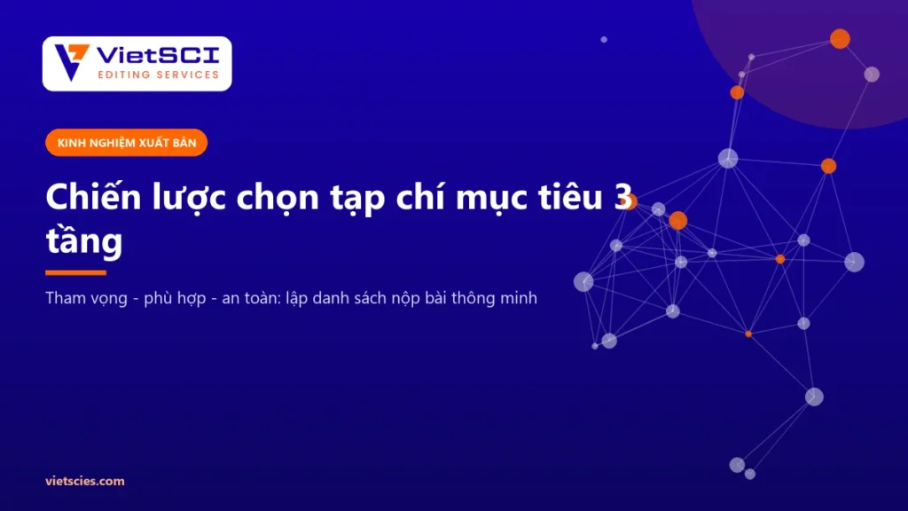 Chiến lược chọn tạp chí mục tiêu 3 tầng cho bài báo quốc tế
