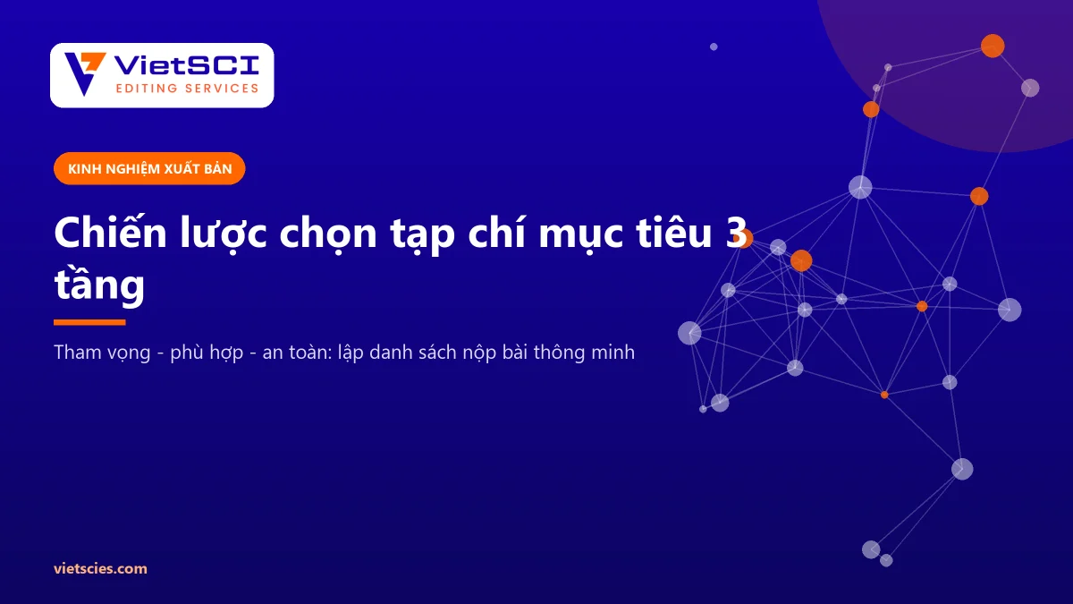 Chiến lược chọn tạp chí mục tiêu 3 tầng cho bài báo quốc tế