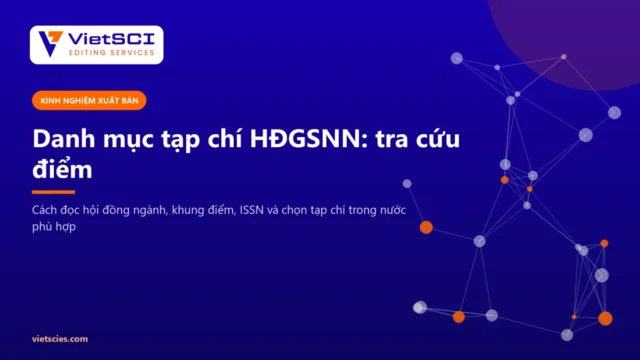 Danh mục tạp chí HĐGSNN và cách tra cứu điểm tạp chí