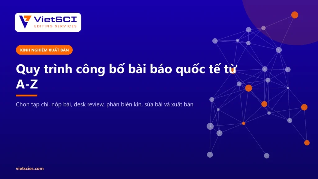 Quy trình công bố bài báo quốc tế từ A đến Z