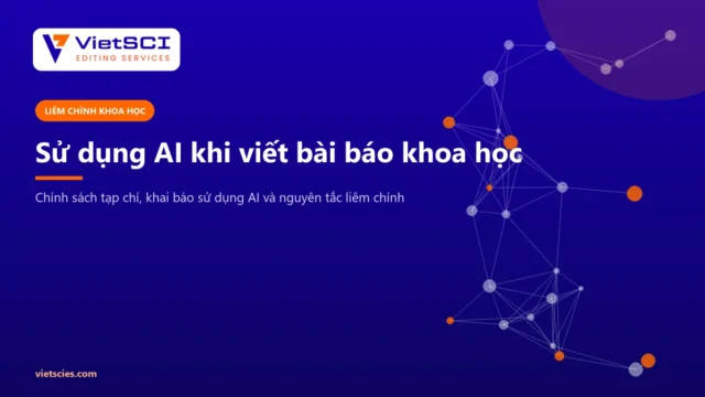 Sử dụng AI ChatGPT khi viết bài báo khoa học
