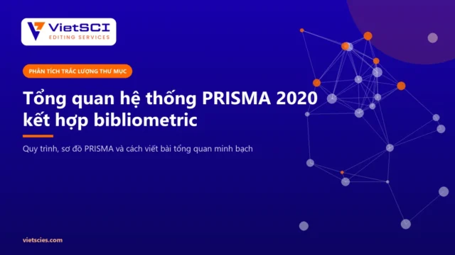 Tổng quan hệ thống PRISMA 2020 kết hợp bibliometric